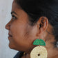 Chandrabindu Earrings (Green)