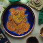 Ekadanta - Ganesha Wallplate (Blue)