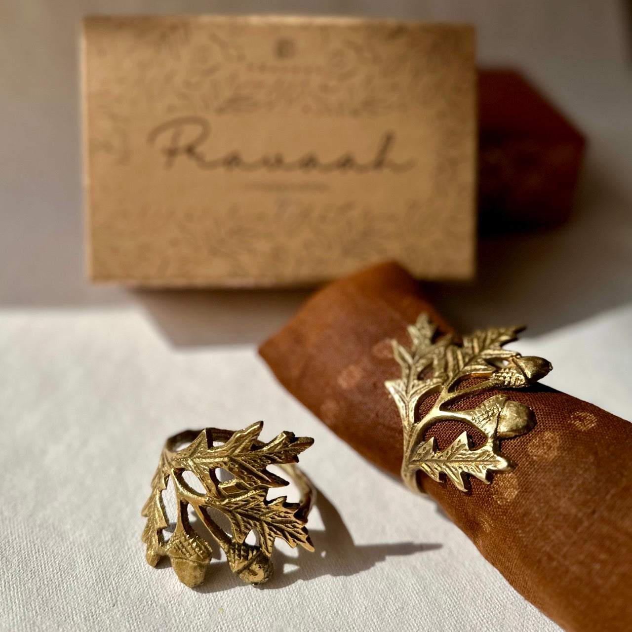 Phool Napkin Rings | Brass Table Decor | Handcrafted in Small Batches