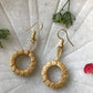 Handcrafted Bamboo Hollowed Weaved Earrings