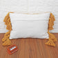 Mustard Yellow Tufted Boho Textured Cotton Cushion Cover