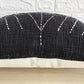 Black Natural Raw Cotton Hand Dyed Fabric Hand Stitches Hand Kantha Pillow Cover