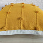 Mustard Yellow Natural Raw Cotton Hand Loom Woven Textured Fabric Cushion Cover
