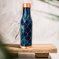 Poppy Navy Blue Copper Bottle - 950 ml