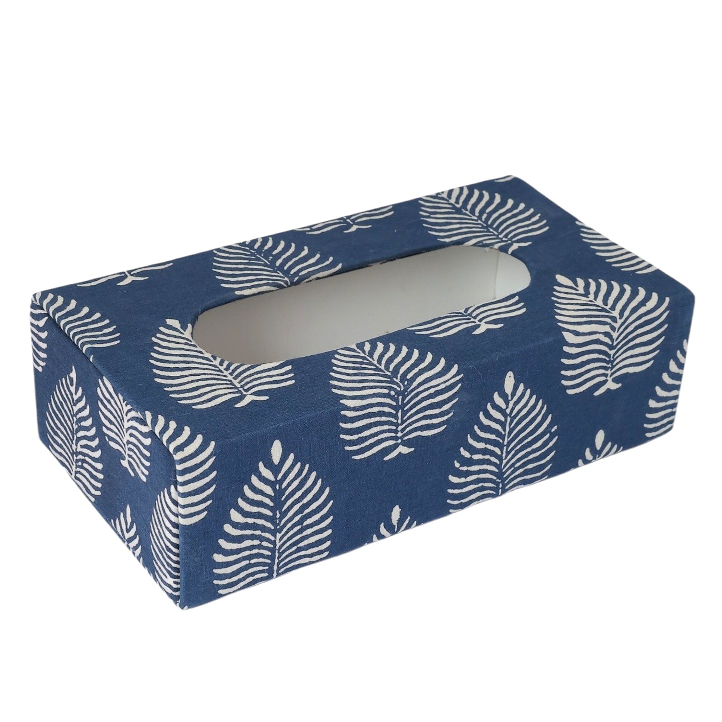 Block Print Tissue Box