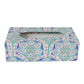 Floral Print Tissue Box