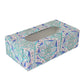 Floral Print Tissue Box