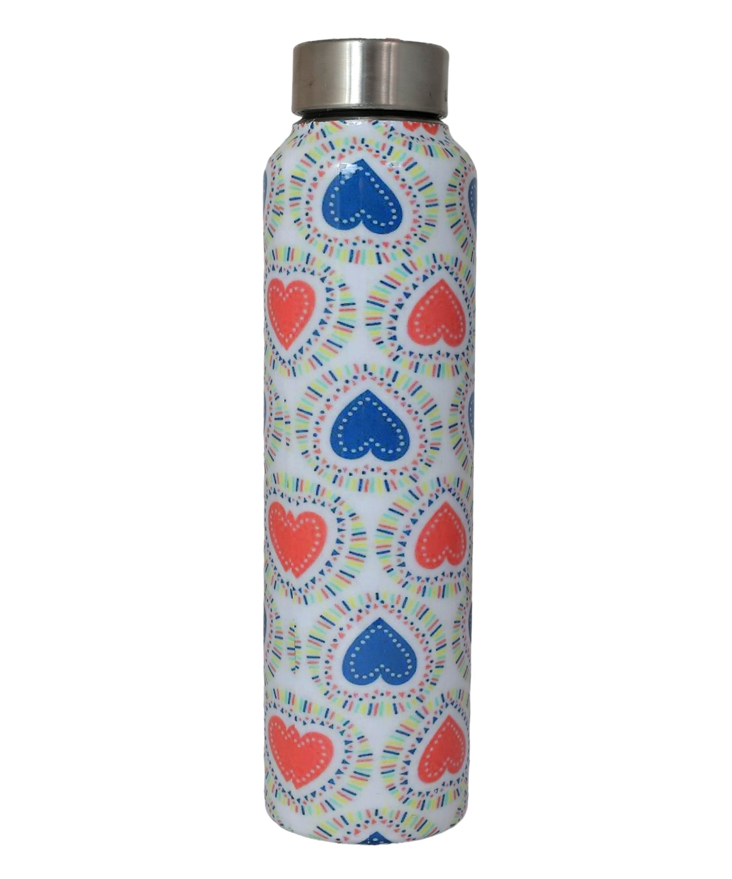 Heart Print Steel Bottle