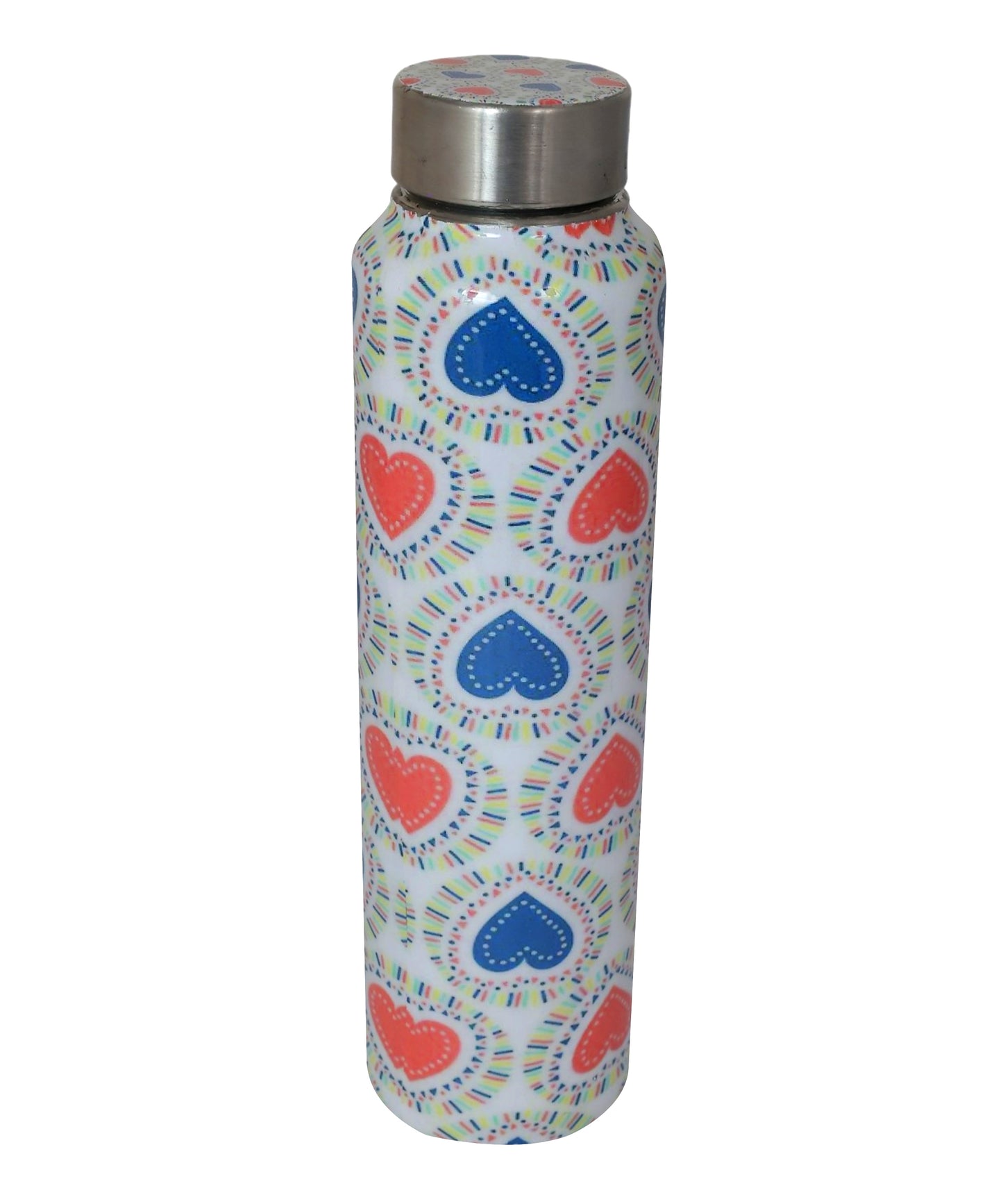 Heart Print Steel Bottle