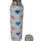 Heart Print Steel Bottle