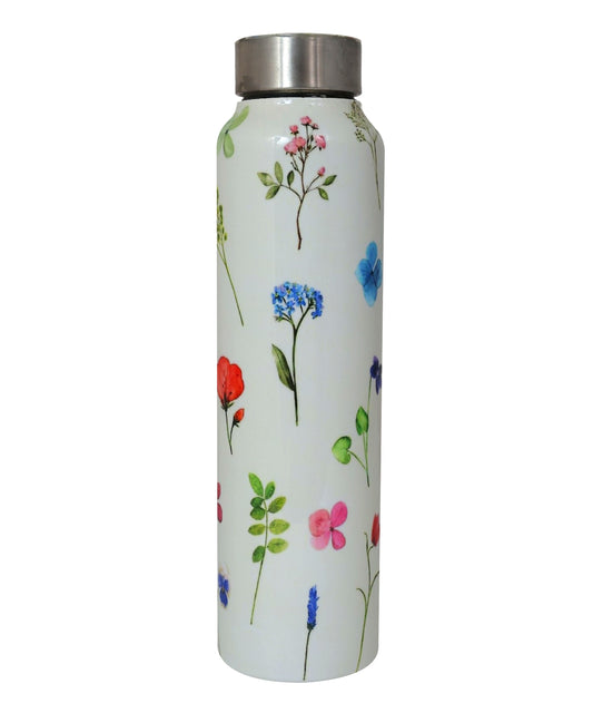 Floral Print Steel Bottle