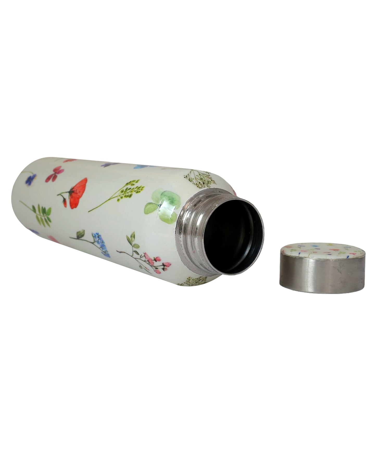 Floral Print Steel Bottle