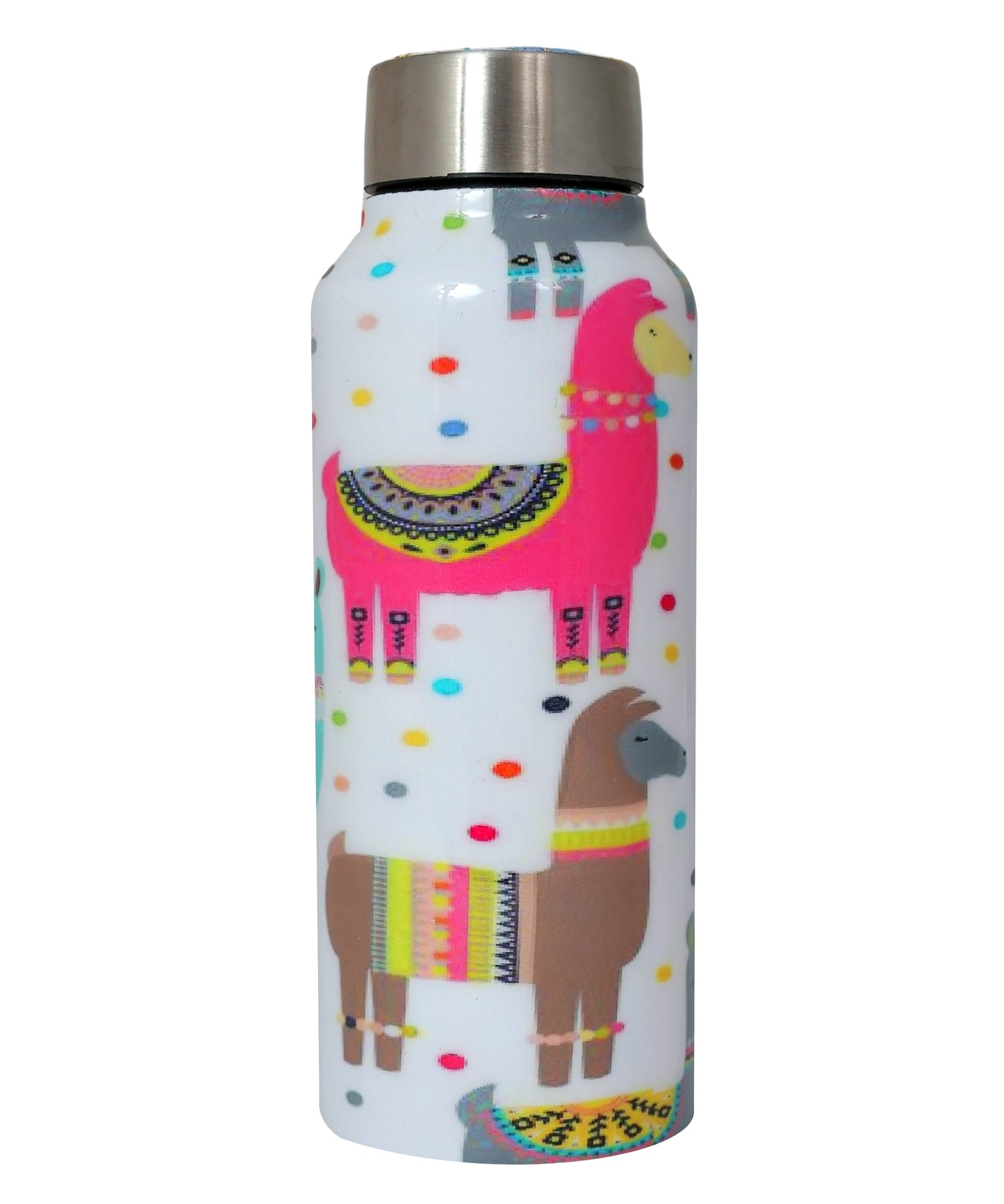 Llama Print Steel Bottle