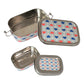 Heart Print Steel Tiffin