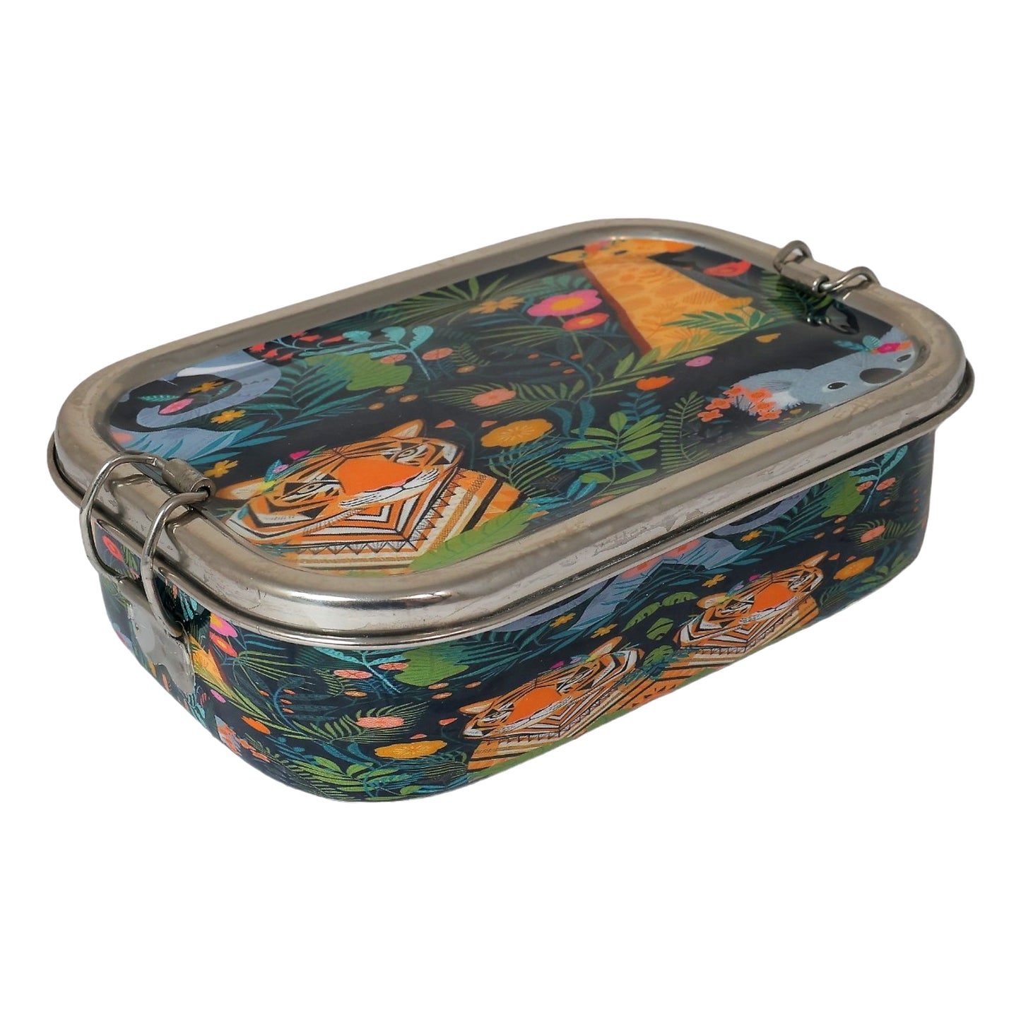 Jungle Theme Steel Tiffin