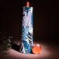 Serene Leaf Print Pure Copper Water Bottle