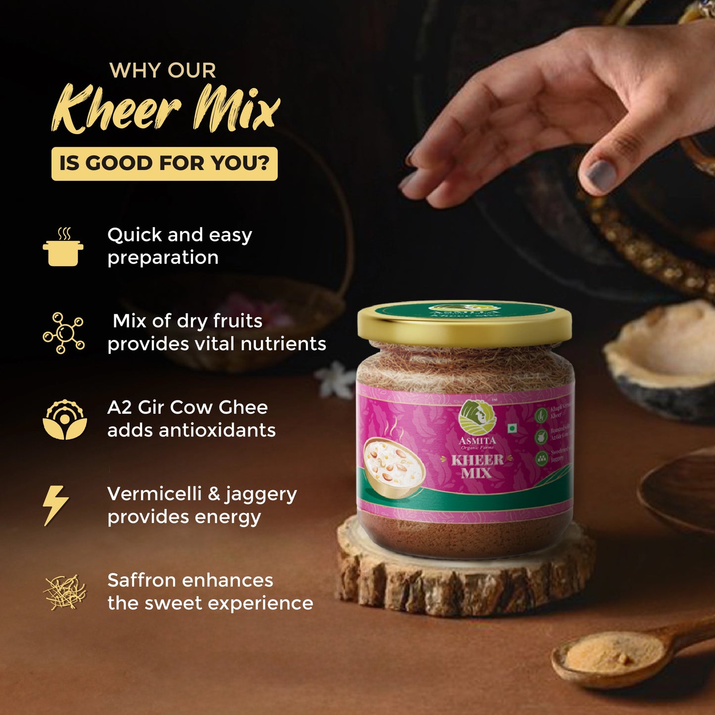 Kheer Mix (Jaggery Powder)