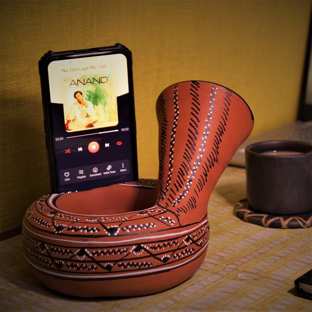 Kutch Painted Pottery Amplifier