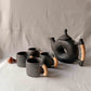 Longpi Black Pottery Teapot-Cups Set