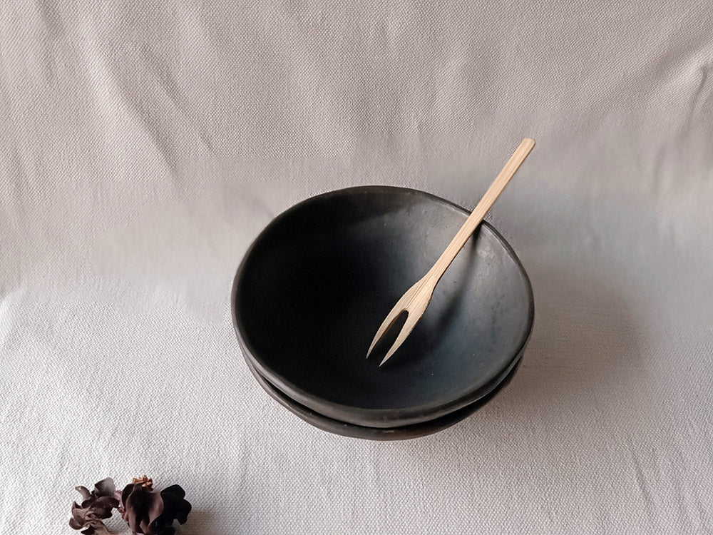 Longpi Black Pottery Soup Bowl