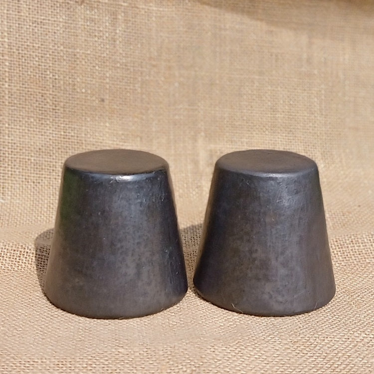 Longpi Black Pottery Tumblers Trapezium Small (Set of 2)