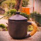 Longpi Black Pottery Infusion Tea Mug Large With Strainer and Lid