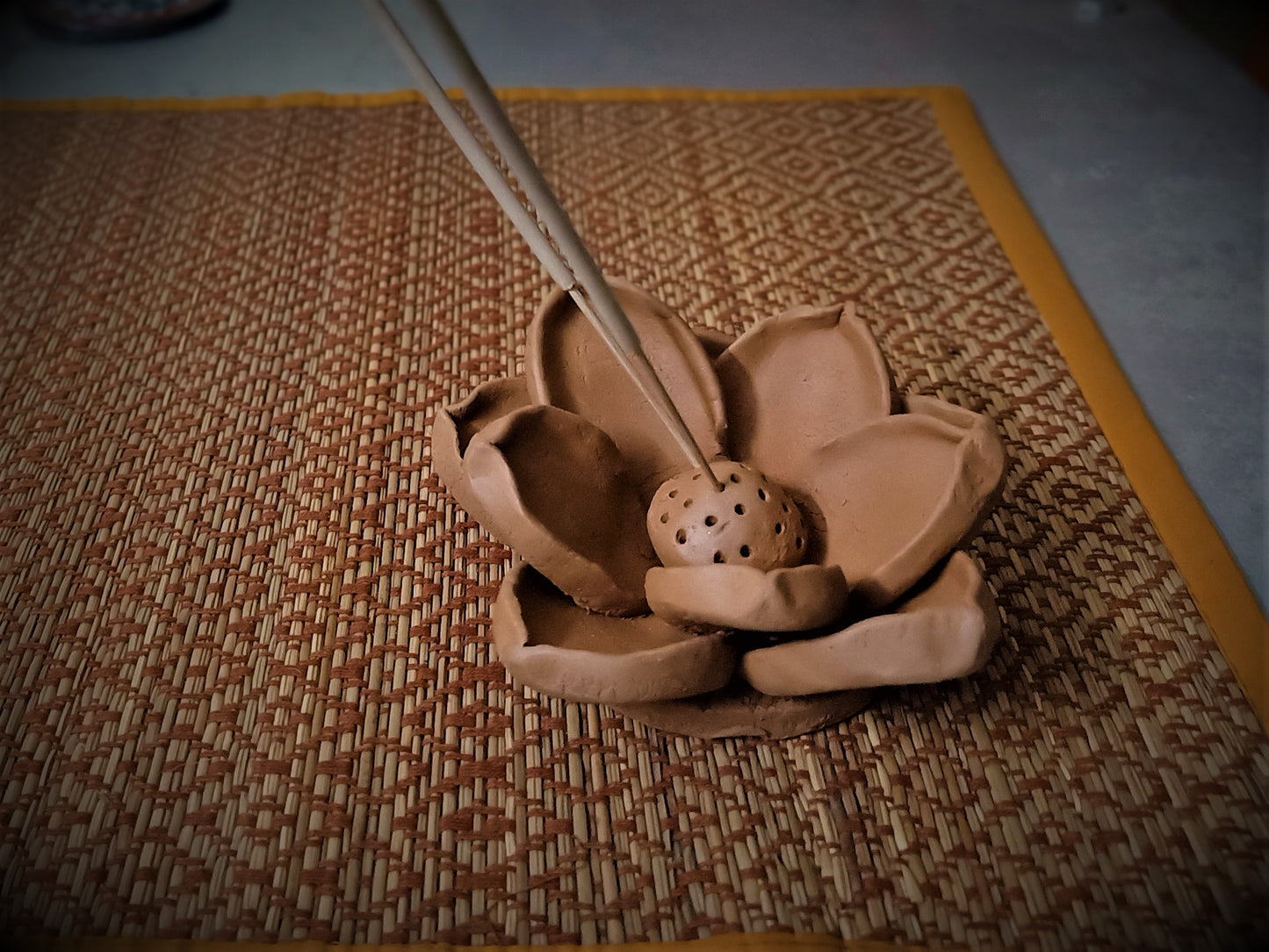 3-D Lotus Incense Stick Holder