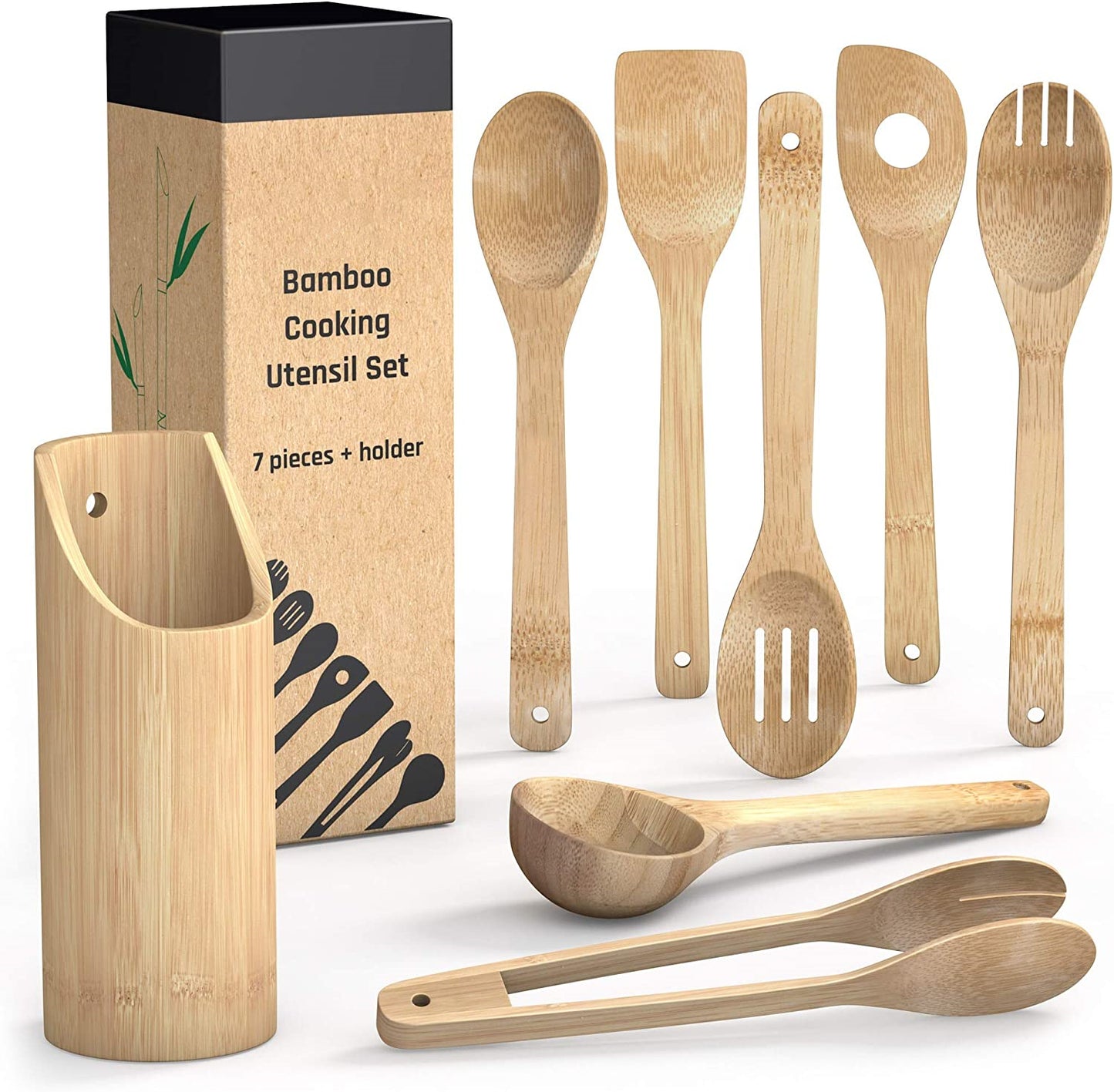 Bamboo Kitchen Spatula Set