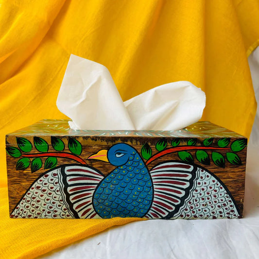 Maya Wooden Tissue Box