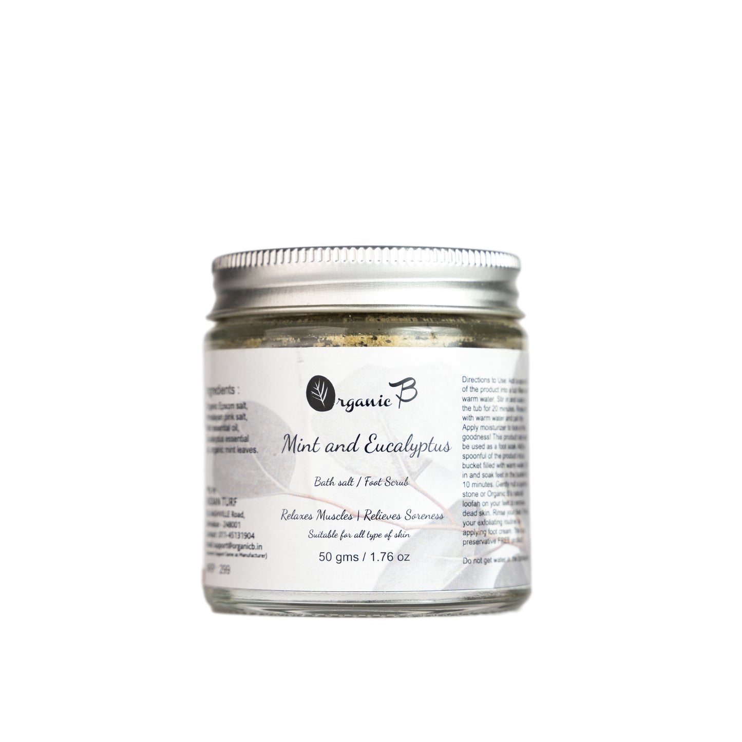 Organic B Mint & Eucalyptus Bath Salt