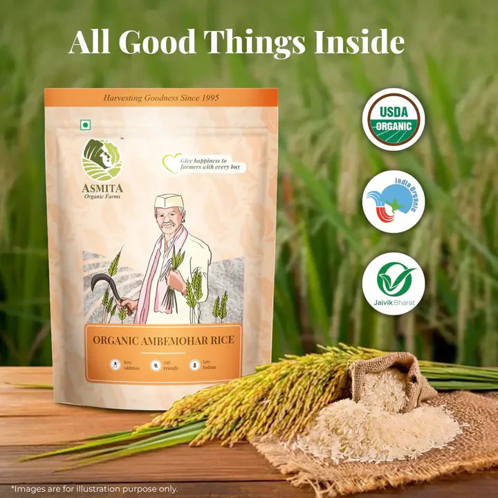 Organic Ambemohar Rice