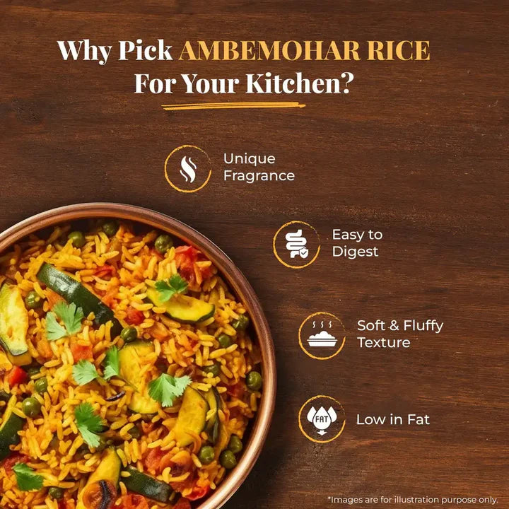 Organic Ambemohar Rice