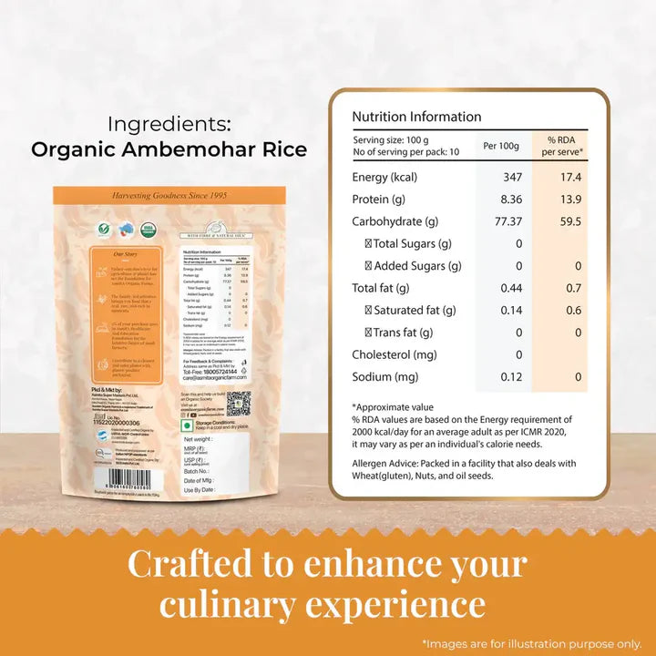 Organic Ambemohar Rice