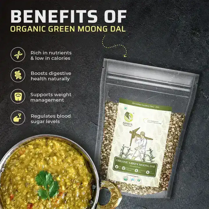 Organic Green Moong Dal