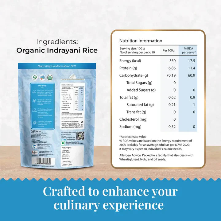 Organic Indrayani Rice