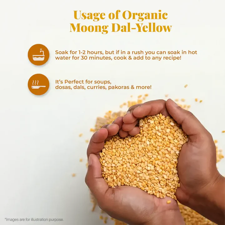 Organic Moong Dal - Yellow