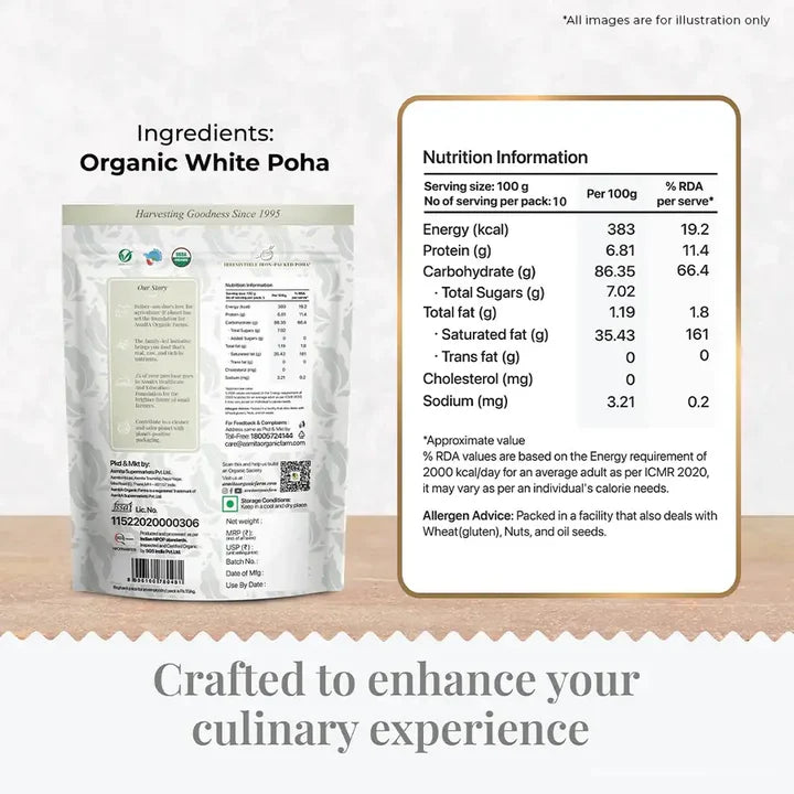 Organic White Poha