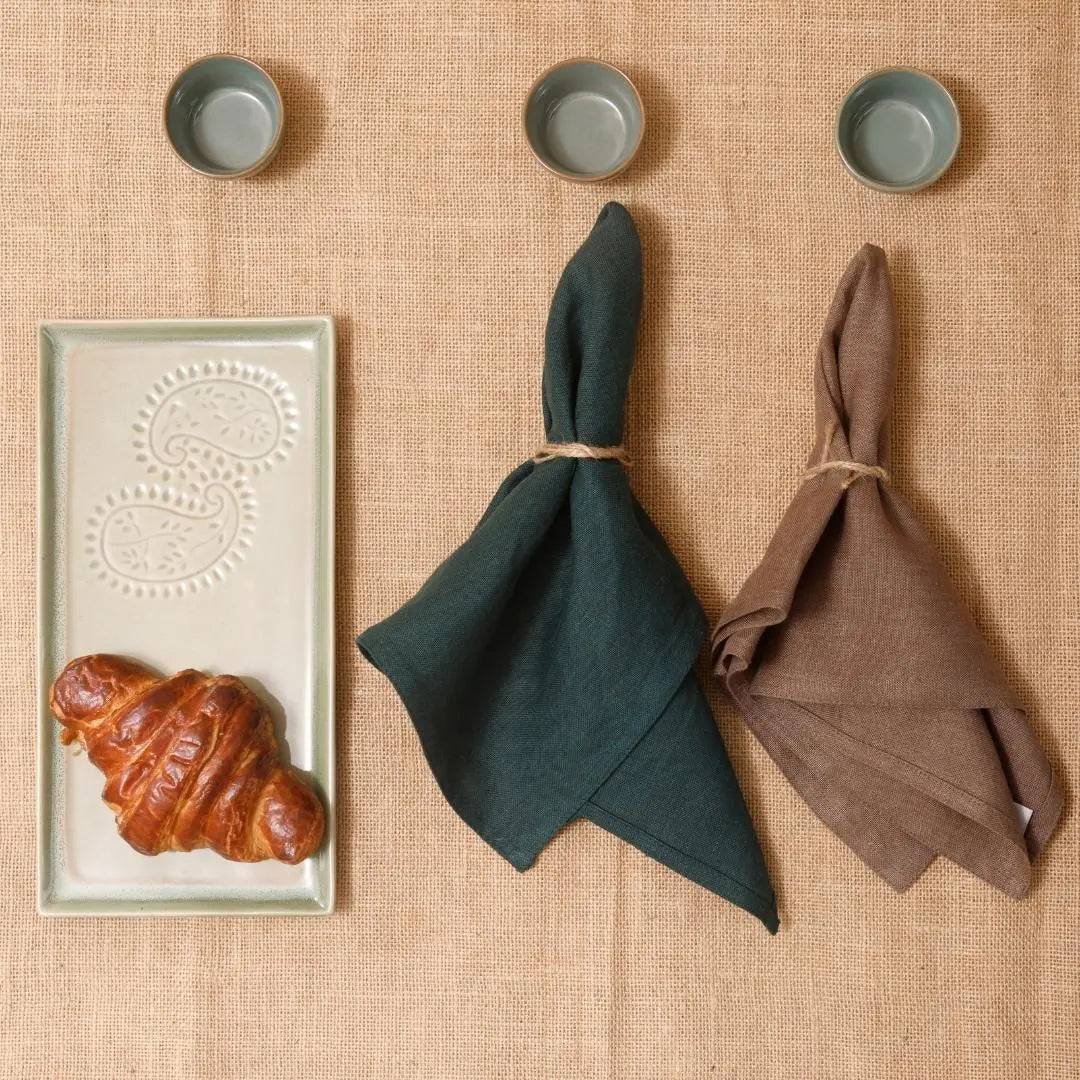 Eni - Natural Dinner Napkin Set