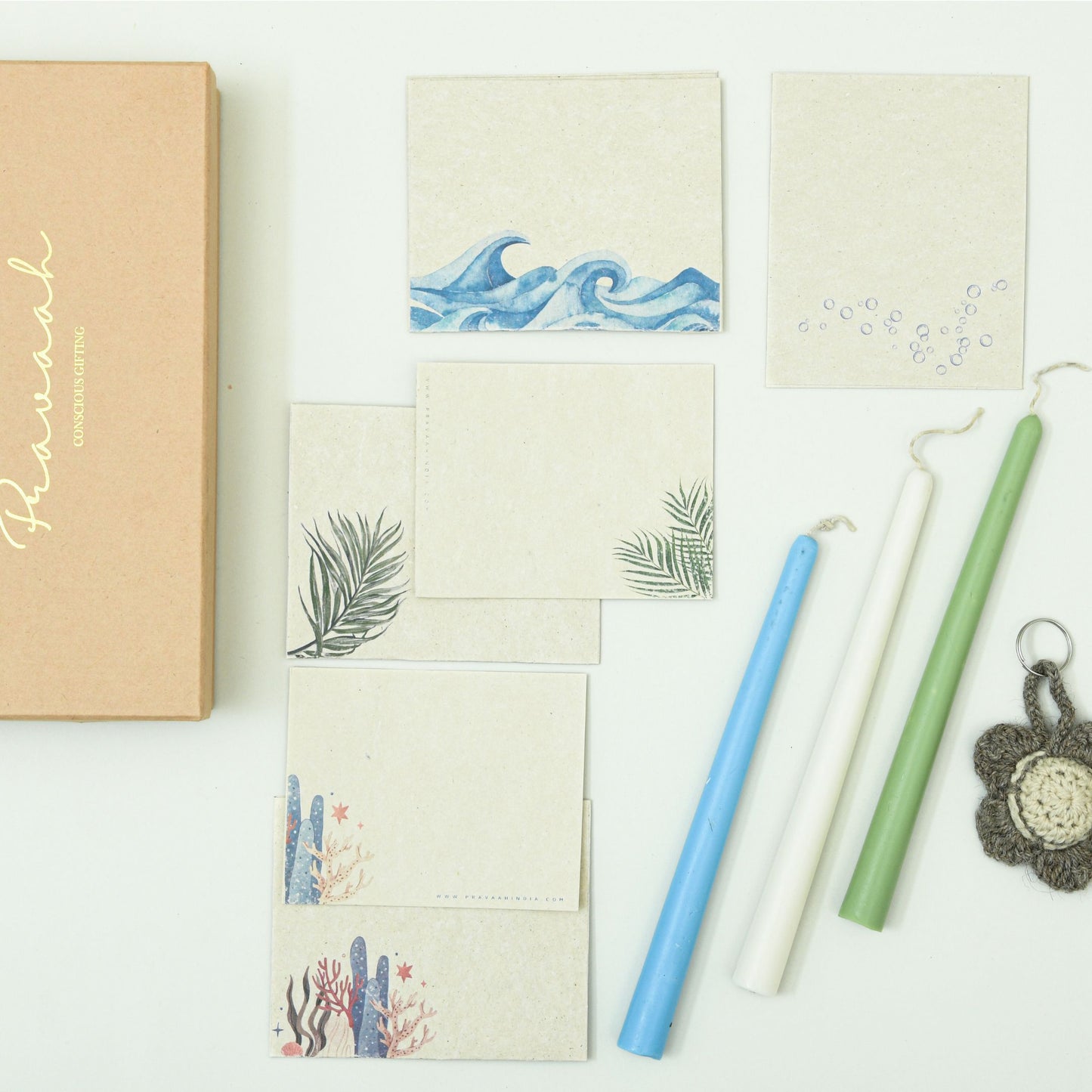 Peaceful Reflections | Hemp Stationery Hamper | Sustainable Gifts