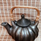 Longpi Black Pottery Pumpkin Teapot