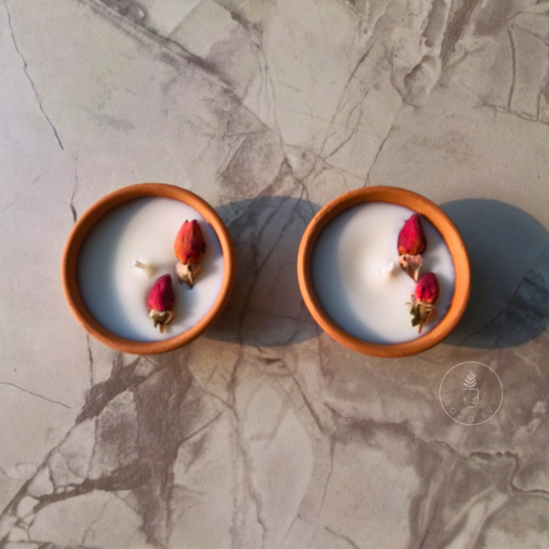 Rosebuds Botanical Soy Wax Candles