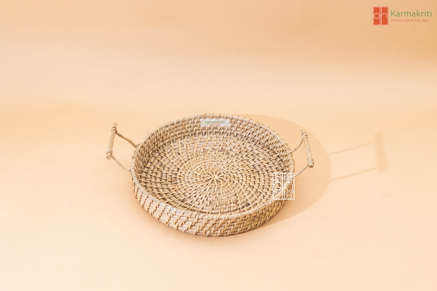 Sustainable Rattan Serving Tray