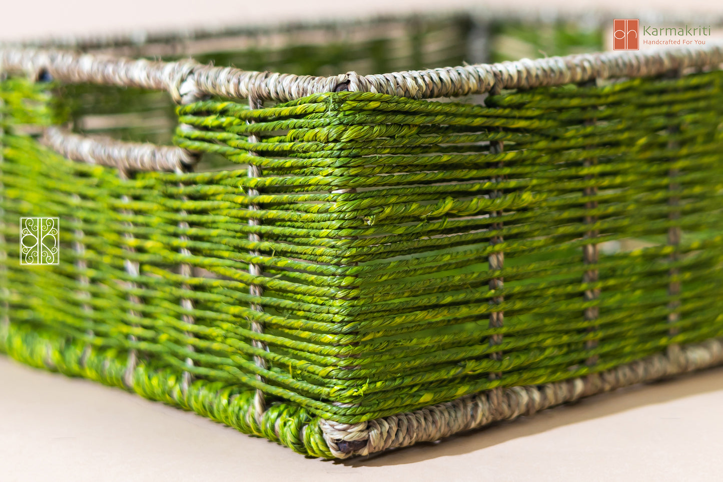 Declutter in Style with Grass Basket