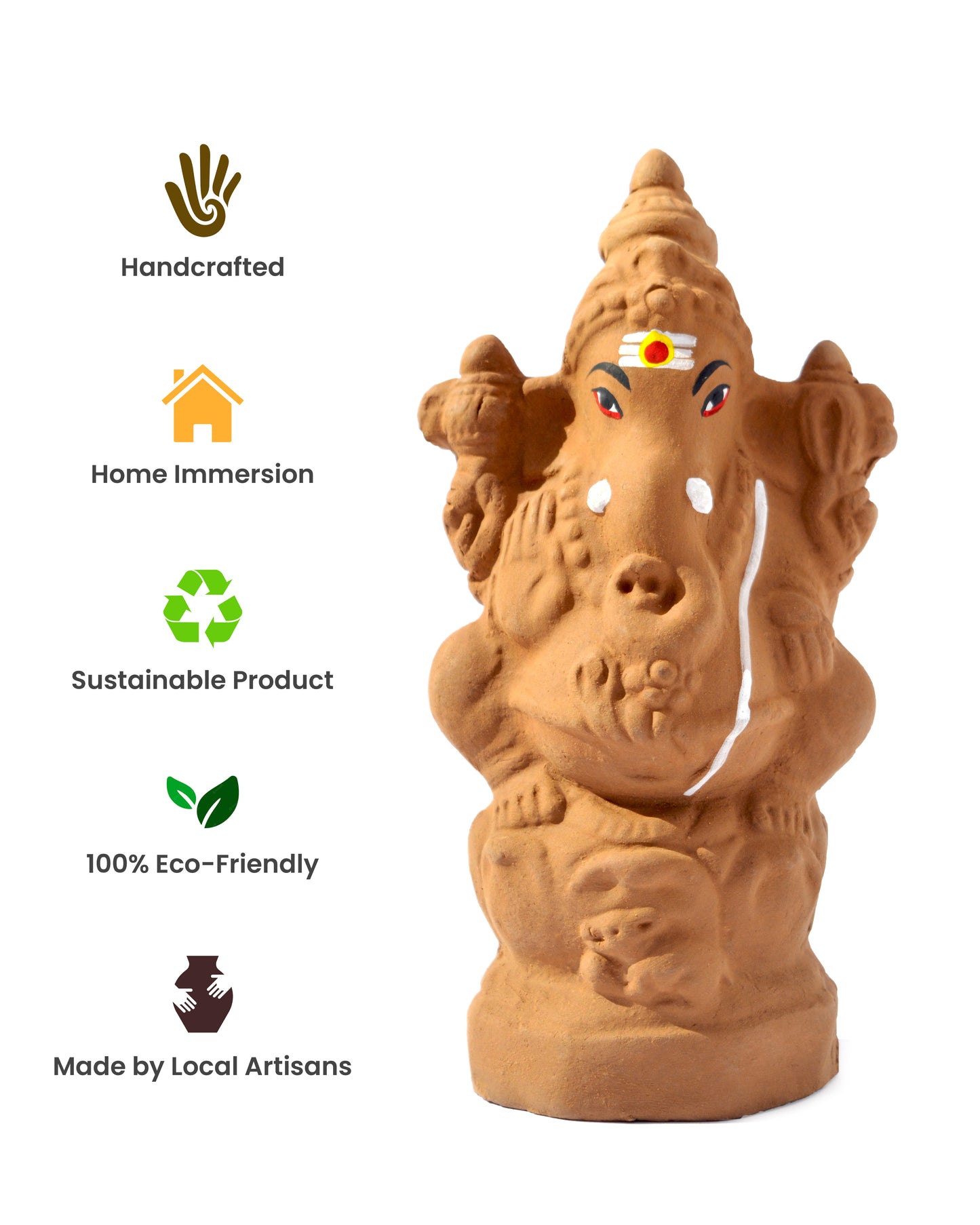 7.5" Seed Ganapathy | With Grow bag, Cocopeat & Extra seeds