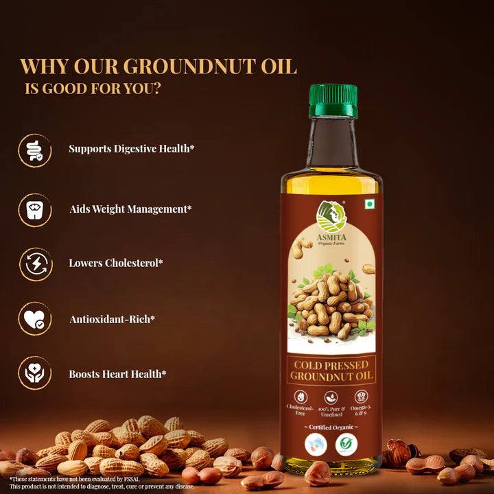 Cold Pressed Groundnut Oil