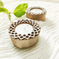Handcrafted Wooden Tea light holders (Round) (Set of 2)