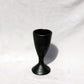 'Flute' Longpi Black Pottery Wine Glass