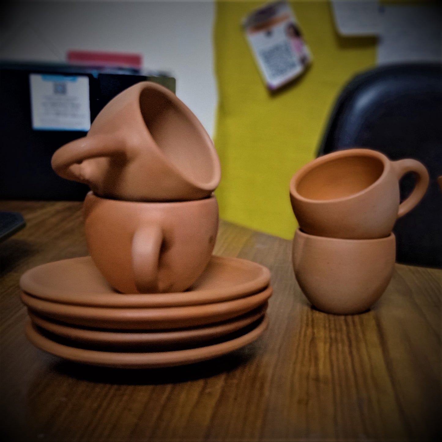 Nizamabad Clay Pottery Teaset for 4