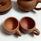 Nizamabad Clay Pottery Teaset For 2