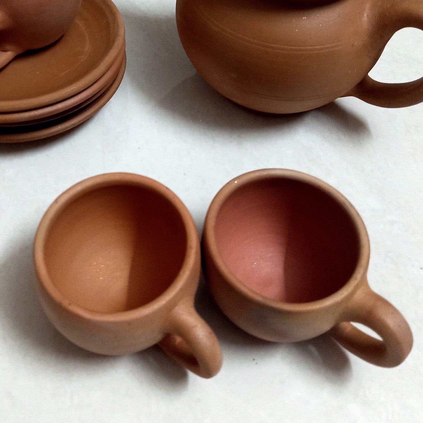 Nizamabad Clay Pottery Teaset For 2